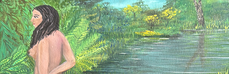 Mujer en la Region de los Ríos